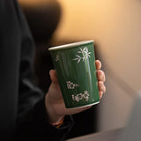 Tasse en Porcelaine <br> Verte 280-350ml
