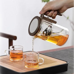 Théière en Verre <br> Avec Infuseur en Verre 600ml