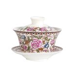 Théière Tasse en Porcelaine <br> Avec Couvercle 300ml