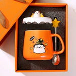 Tasse Halloween avec Couvercle et cuillère