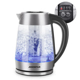 Bouilloire électrique à Température Réglable <br> Verre 1.7L