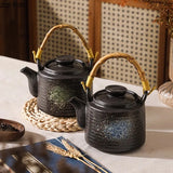 Théière en Grès Noir