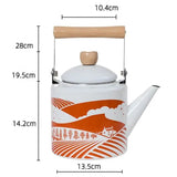 Théière Métal émaillé <br> Service 2L