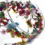 Tasse en Verre Double Paroi <br> Fleurs Séchées 300ml