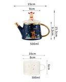 Théière de Noël <br> Porcelaine 500ml