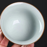 Théière Chinoise <br> Gaiwan Bleu-vert 100-150ml