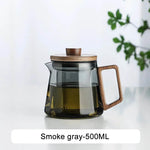 Théière en Verre et Bois <br> 500-800ml