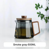 Théière en Verre et Bois <br> 500-800ml