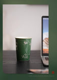 Tasse en Porcelaine <br> Verte 280-350ml