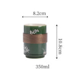 Tasse en Porcelaine <br> Verte 280-350ml