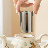 Théière Solitaire Anglaise <br> en Porcelaine 550ml