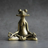 Tea Pet Grenouille <br> Porte encens en Cuivre