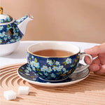 Service à Thé Floral <br> Porcelaine 480ml