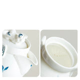 Théière en Porcelaine <br> Bleue et Blanche 190ml