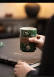 Tasse en Porcelaine <br> Verte 280-350ml