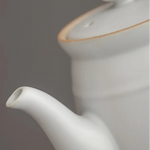Théière en Céramique <br> Blanche avec Filtre 660ml