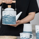 Théière Métal émaillé <br> Service 2L