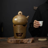 Théière en Grès <br> avec Réchaud 800ml