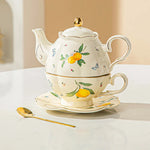 Théière Solitaire Anglaise <br> en Porcelaine 550ml