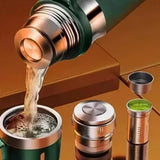 Thermos Thé avec Infuseur <br> Tout inox 750 ml - 1 L
