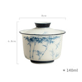 Théière Chinoise <br> Gaiwan en Porcelaine 140ml