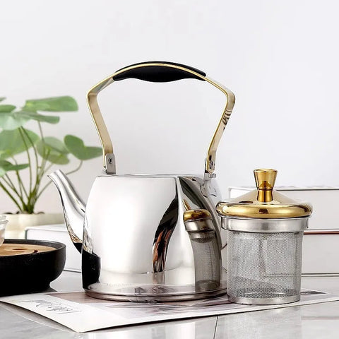 Théière Inox avec infuseur