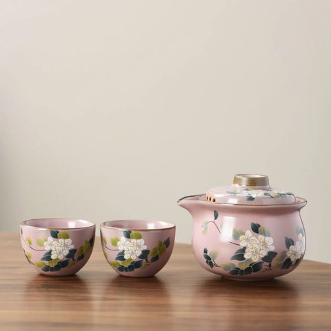 Service à Thé <br> Théière et Tasses Assorties 150ml