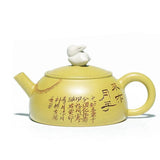 Théière Chinoise en Terre Cuite Jaune