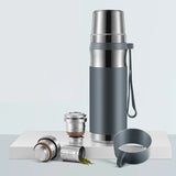 Thermos Thé avec Infuseur <br> Tout inox 750 ml - 1 L