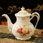 Théière Anglaise Vintage <br> Fleur
