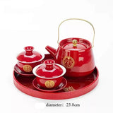 Service à Thé avec Plateau <br> Porcelaine 100-350ml