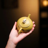 Théière Chinoise en Terre Cuite Jaune <br> Yixing 120ml