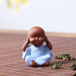 Tea Pet Petit Bouddha <br> en Terre Cuite