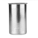 Théière verre et plastique <br> avec filtre inox 2,6 L