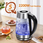 Bouilloire électrique à Température Réglable <br> Verre 1.7L