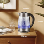 Bouilloire électrique à Température Réglable <br> Verre 1.7L