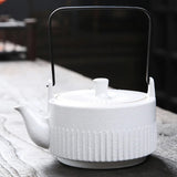 Théière en Grès Blanc