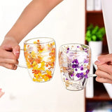 Tasse Verre Fleurs