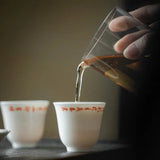 Petite Tasse Porcelaine <br> Peinte à la main 40ml