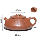 Théière en Argile Plate <br> Yixing 160ml
