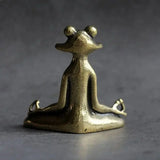 Tea Pet Grenouille <br> Porte encens en Cuivre