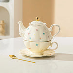 Théière Solitaire Anglaise <br> en Porcelaine 550ml