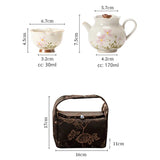Service à Thé de Voyage <br> 2 Tasses 170ml