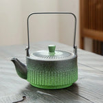 Théière en céramique Verte