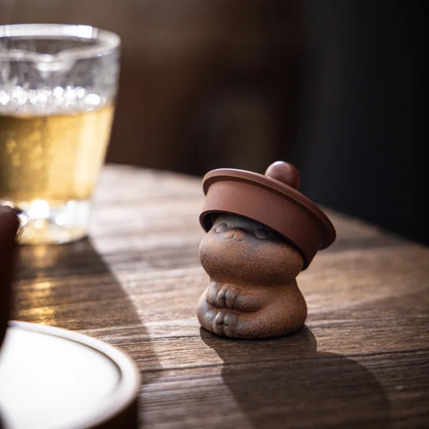 Tea Pet Chat <br> Compagnon de Thé