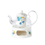 Théière Verre et Porcelaine