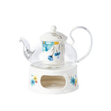 Théière Verre et Porcelaine