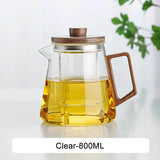 Théière en Verre et Bois <br> 500-800ml