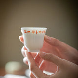 Petite Tasse Porcelaine <br> Peinte à la main 40ml