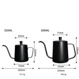 Bouilloire en Inox Design <br> 350ml 600ml